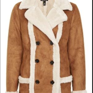 Topshop faux fur jacket